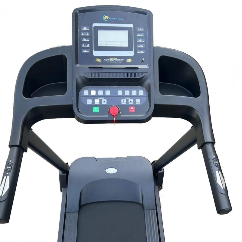 Banda de alergare electrica FitTronic Ultra 3000 motor 2.5 CP, inclinatre electrica 15%, greutate suportata 120 kg, Kinomap Fitshow Zwift Apps, intrare MP3, conectare bluetooth