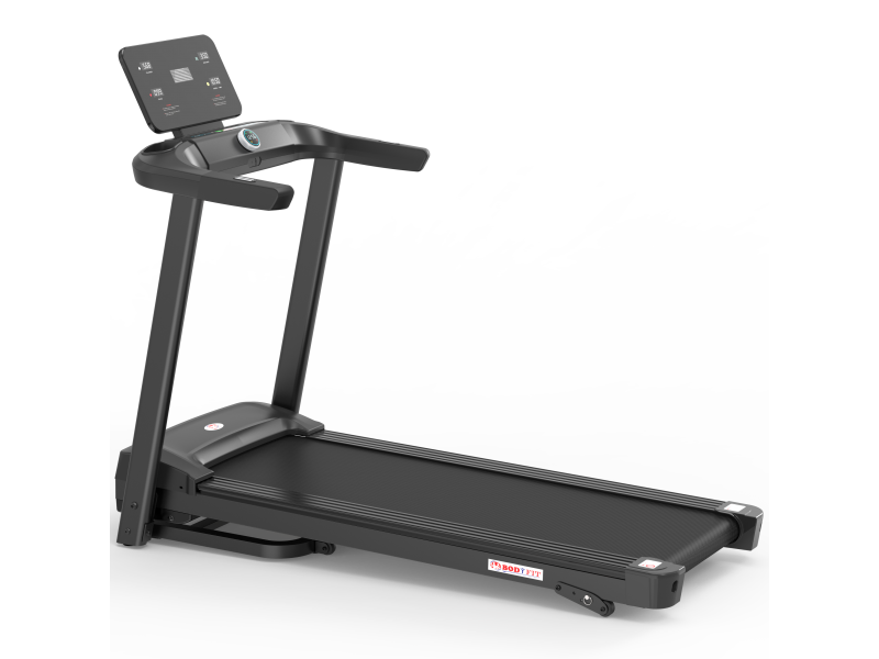 Banda de alergat Bodyfit Z5500, motor de 2.5 CP, greutate suportata de 120 kg, viteza 14.8 km/h, display LED cu mai multe functii, Fitshow, Kinomap, Zwift