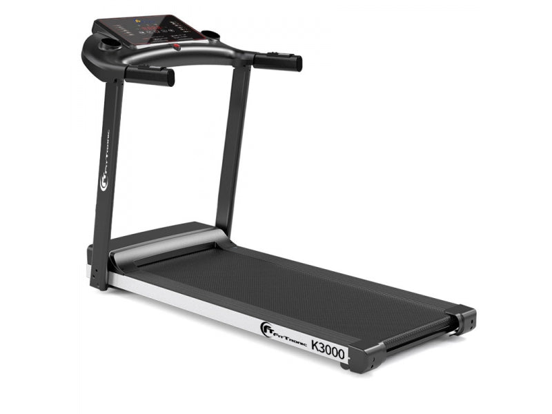 Banda de alergat FitTronic K3000, motor de 3.0 CP, greutate suportata 130 kg, viteza maxima 16 km/h, sistem de autolubrifiere, bluetooth, aplicatii Fitshow, Kinomap, Zwift