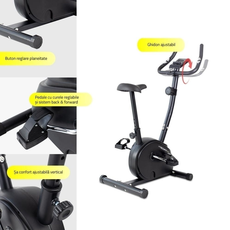 BICICLETA FITNESS EXERCITII TECHFIT B250N