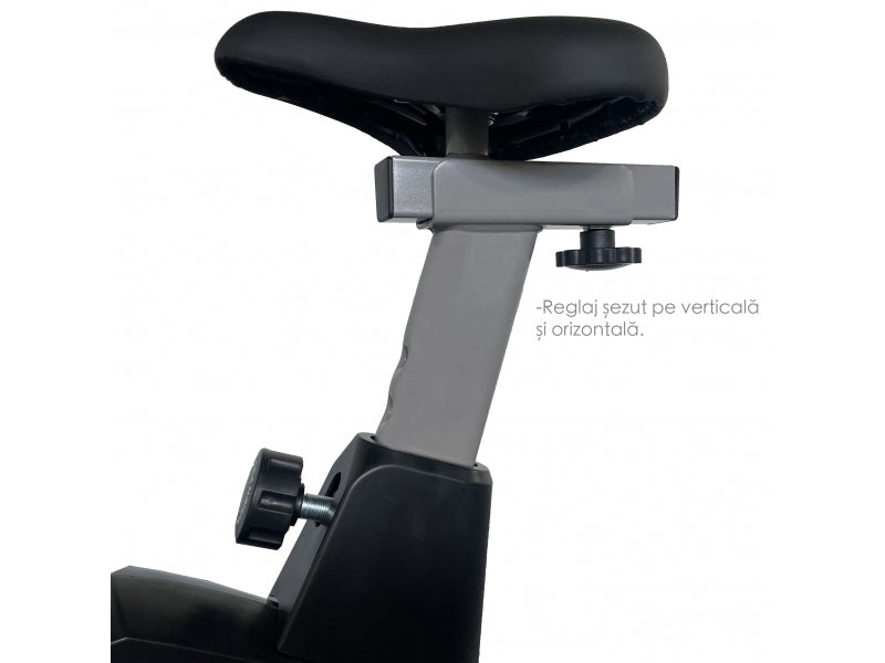 Bicicleta magnetica FitTronic 601B - Apps Zwift, Kinomap si Fitshow