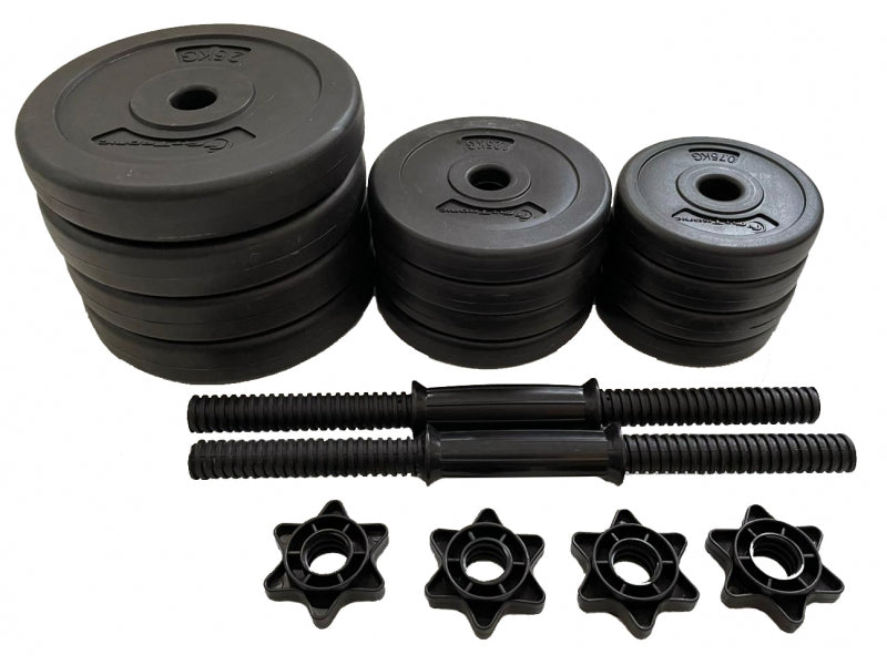 Set haltera si gantere FitTronic 50 kg GR50