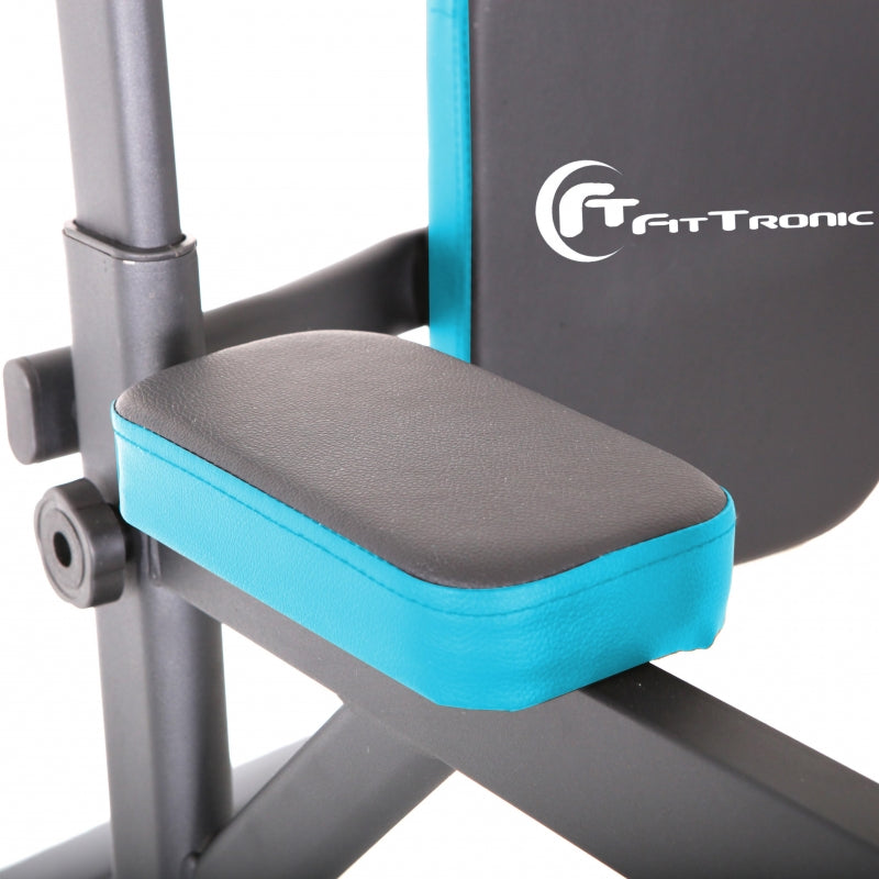 Aparat multifunctional de tractiuni FitTronic® Atletic T2000,  greutate maxima utilizator 120 kg, suport tractiuni reglabil