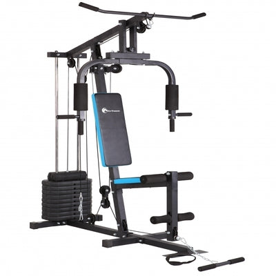 Aparat multifunctional FitTronic® Atletic 420, 45 kg incluse, greutate maxima utilizator 120 kg, bara tractiune