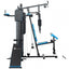 Aparat multifunctional FitTronic® Atletic 480, 66 kg incluse, greutate maxima utilizator 120 kg, banca cu gantere, sac de box, aparat tractiuni, suport biceps, bara tractiuni