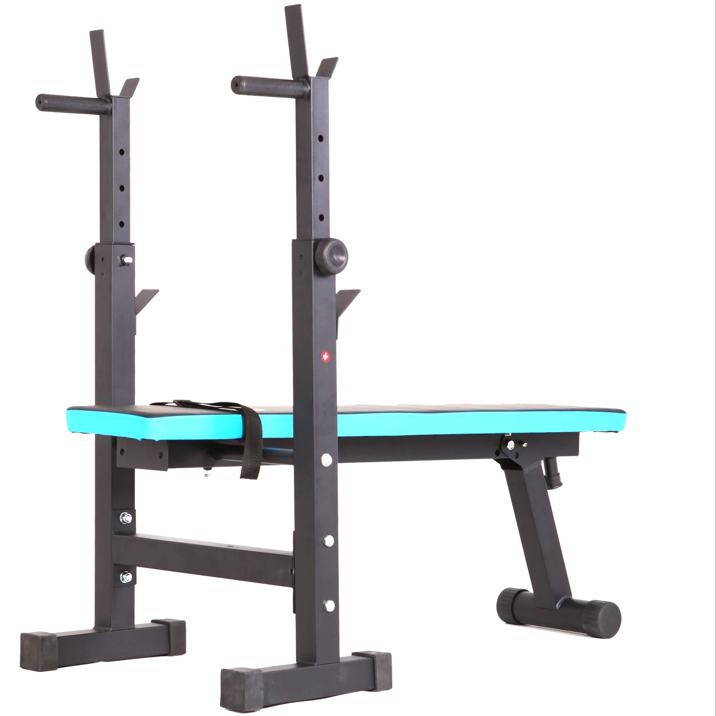 Banca reglabila multifunctionala FitTronic® Atletic B400, suport haltera reglabil inclus, banca inclinata sau dreapta, greutate suportata 100 kg