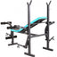 Banca reglabila multifunctionala FitTronic® Atletic B450, suport haltera inclus, greutate suportata 120 kg