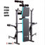 Banca reglabila multifunctionala FitTronic® Atletic B450, suport haltera inclus, greutate suportata 120 kg