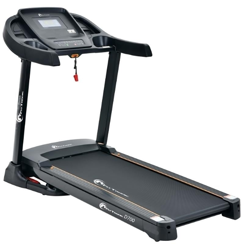 Banda de alergare electrica FitTronic® Delta 700, motor 4.5 CP, inclinatie 20%, viteza maxima 18 km/h, Kinomap, Zwift, Besyfit