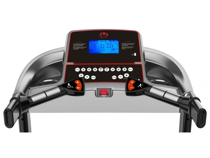 Banda de alergat electrica BodyFit A6000, Motor 3.25 CP, App FitShow, 15% Inclinatie electrica, Viteza pana la 16km/h, 130 kg Greutate Suportata, Suprafata alergare 130 x 46 cm