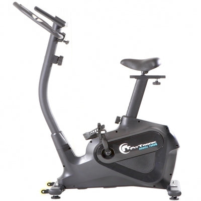 Bicicleta magnetica FitTronic® Atletic 1000B , design robust, greutate suportata 120 kg, volanta 12 kg, afisaj electronic, bluetooth  apps kinomap/fitshow, functii multiple, ghidon reglabil, sezut confortabil si  reglabil