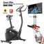 Bicicleta magnetica FitTronic® Atletic 1000B , design robust, greutate suportata 120 kg, volanta 12 kg, afisaj electronic, bluetooth  apps kinomap/fitshow, functii multiple, ghidon reglabil, sezut confortabil si  reglabil