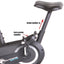 Bicicleta magnetica FitTronic® Atletic 700B, design robust, greutate suportata 120 kg, volanta 6 kg, afisaj electronic, sa reglabila, ghidon reglabil, 8 trepte de rezistenta la pedalare