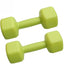 Set de 6 gantere 12 kg total, 2x1kg, 2x2kg, 2x3kg cu suport inclus FitTronic® HGR2x123