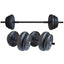 Set haltera si gantere FitTronic 55 kg GR55