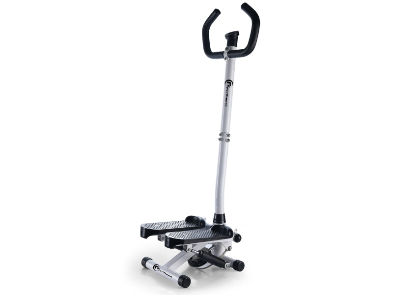 Stepper cu maner FitTronic S160M, afisaj, corzi elastice pentru antrenamentul bratelor