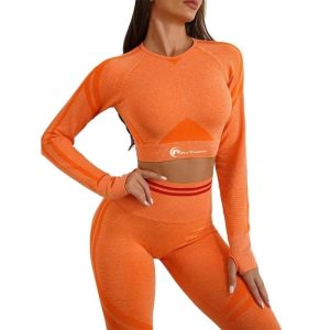 Set costum fitness FitTronic Y1000 orange M
