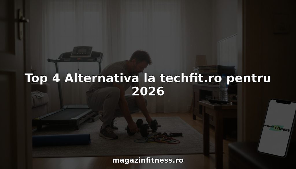 Un barbat isi alege echipamentele pentru antrenamentele de acasa, intr-un living luminos.