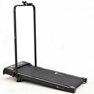 Banda de alergare electrica FitTronic® Delta Walk 100H, motor 2 CP, greutate maxima 100 kg, viteza maxima 6 km/h, inclinatie manuala, maner de sprijin, dimensiune redusa, telecomanda, design compact
